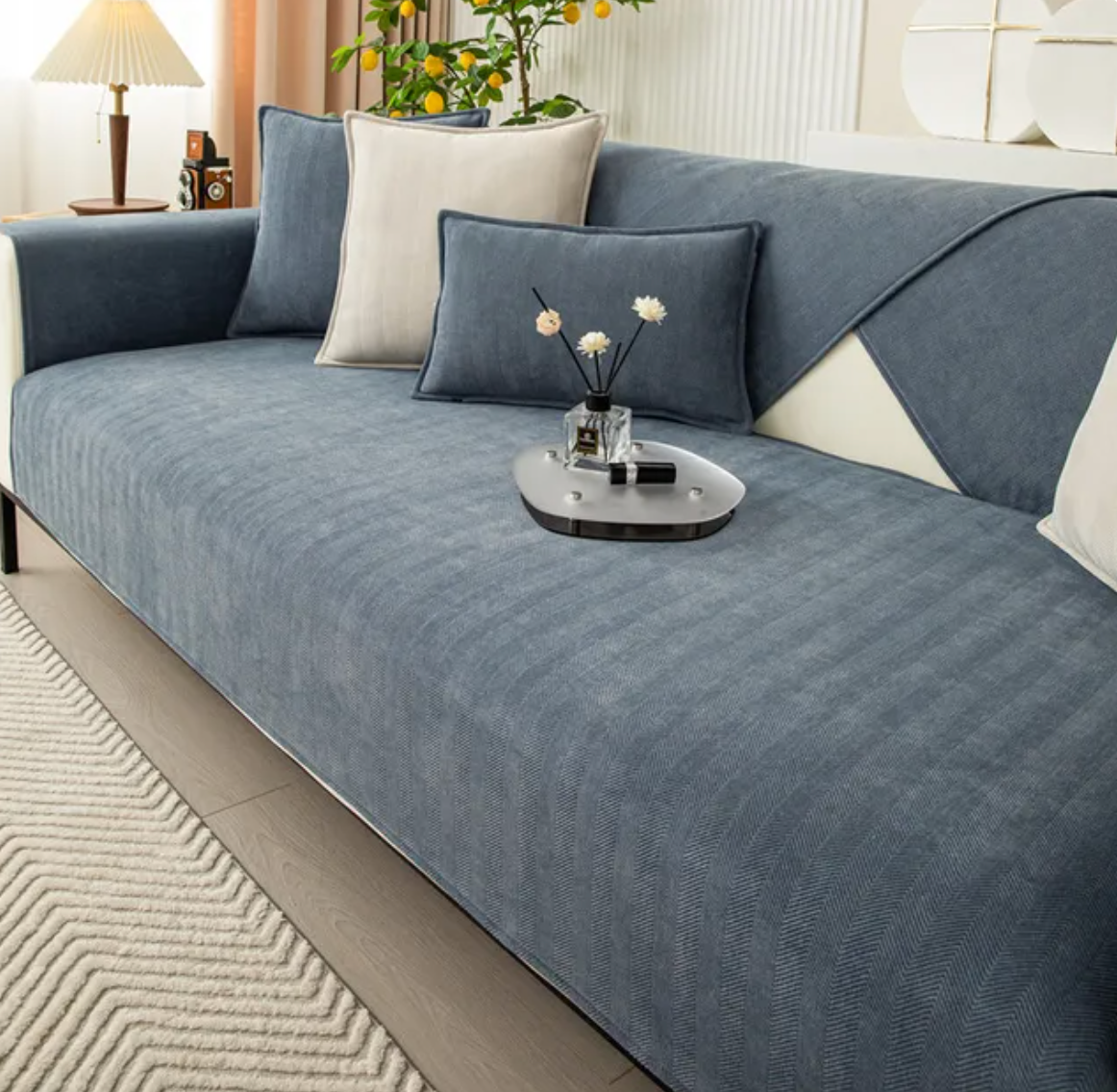 Sofa Protector Sildebensmønster Design