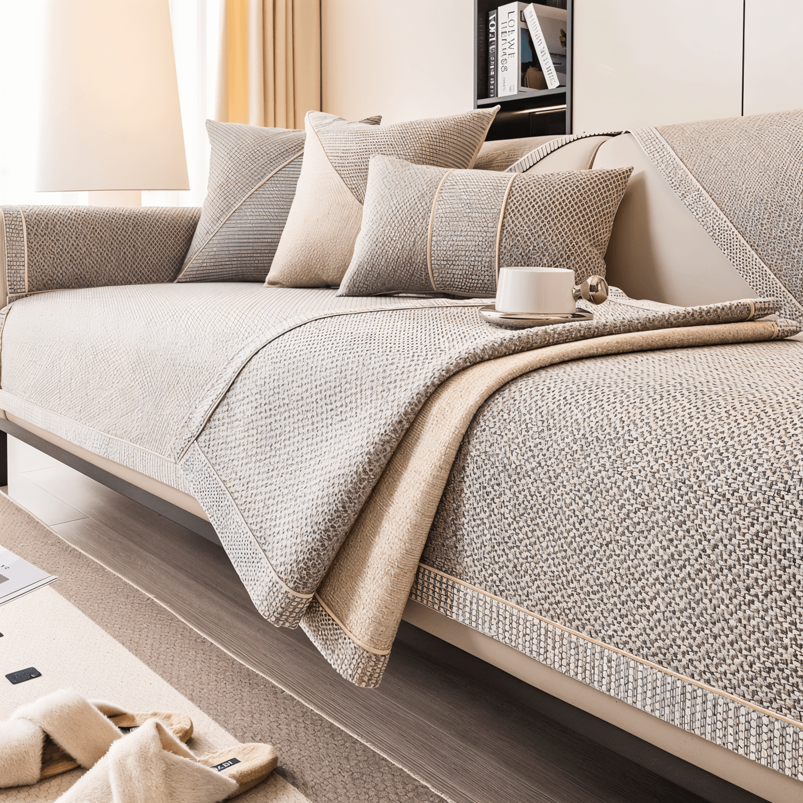 Sofabetræk med Skridsikker Design