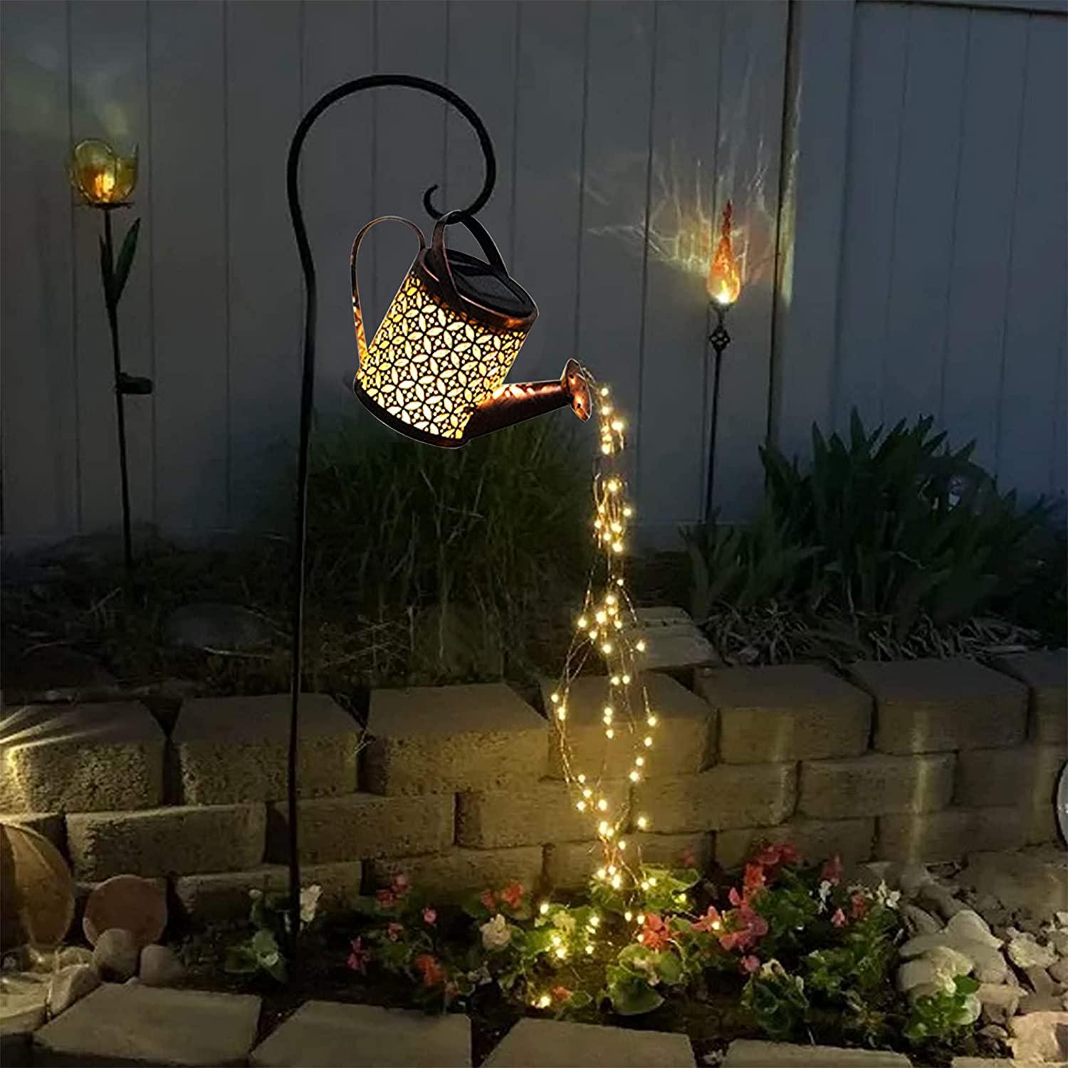Solar Lampe til Haven Retro Stjerneformet