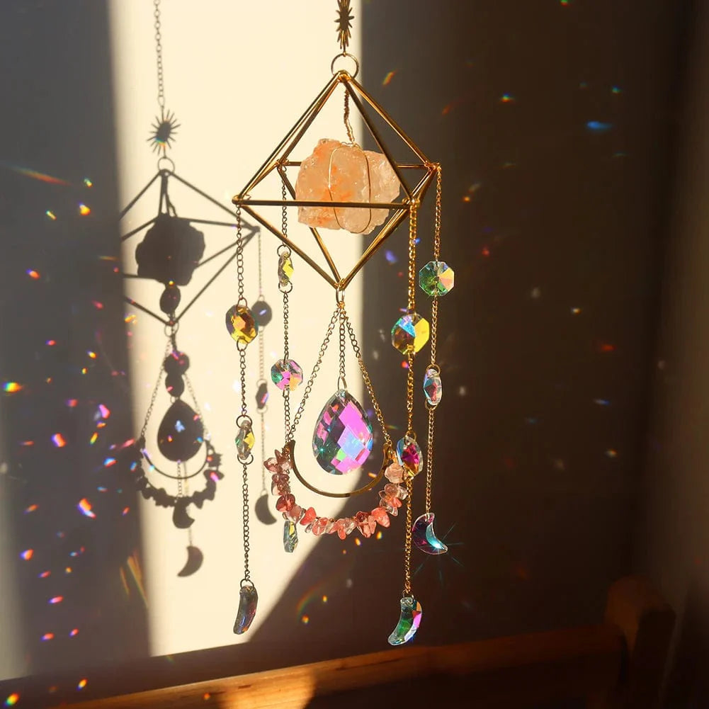 Suncatcher med Healing Krystaller