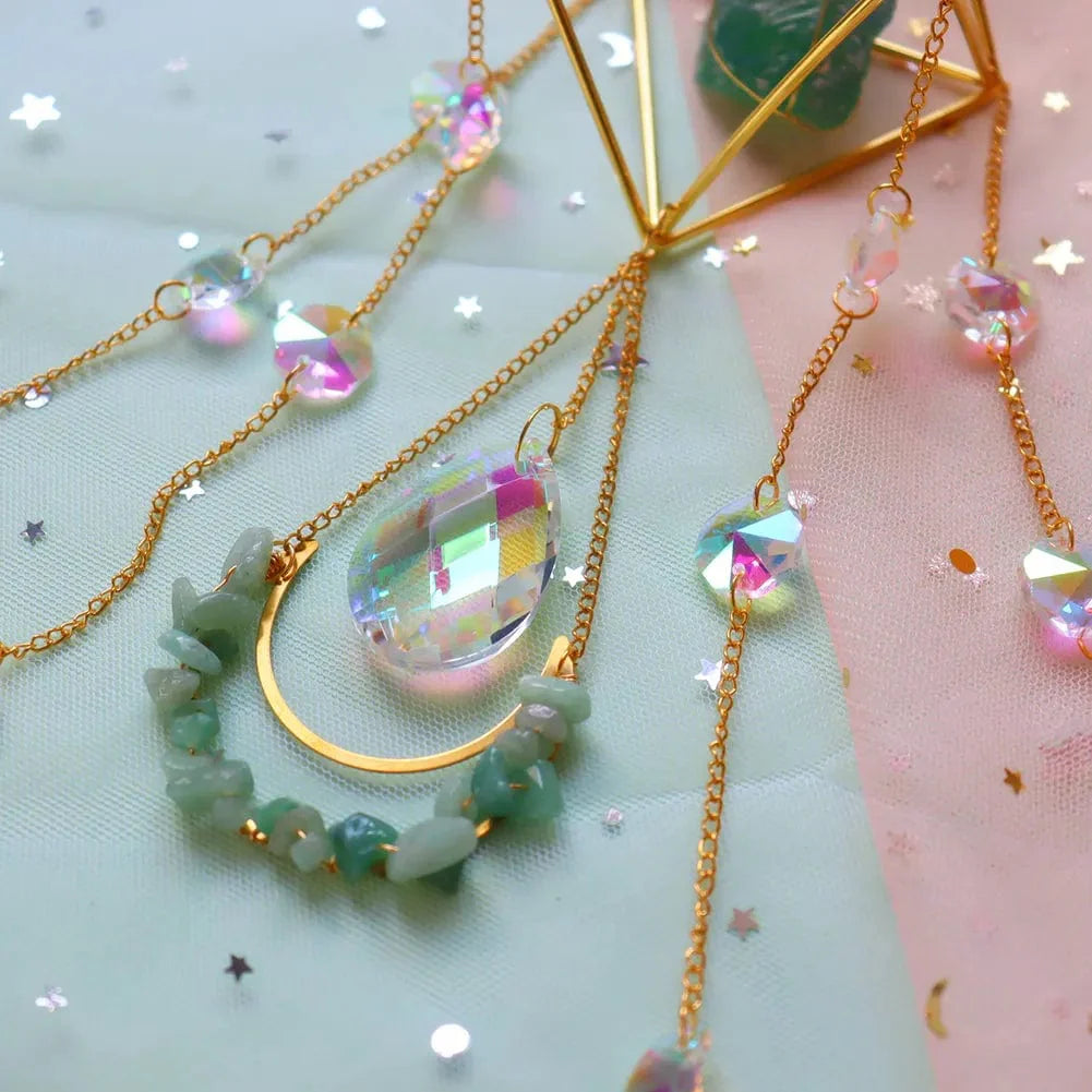 Suncatcher med Healing Krystaller