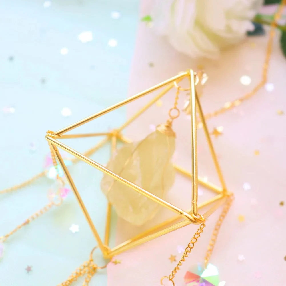 Suncatcher med Healing Krystaller