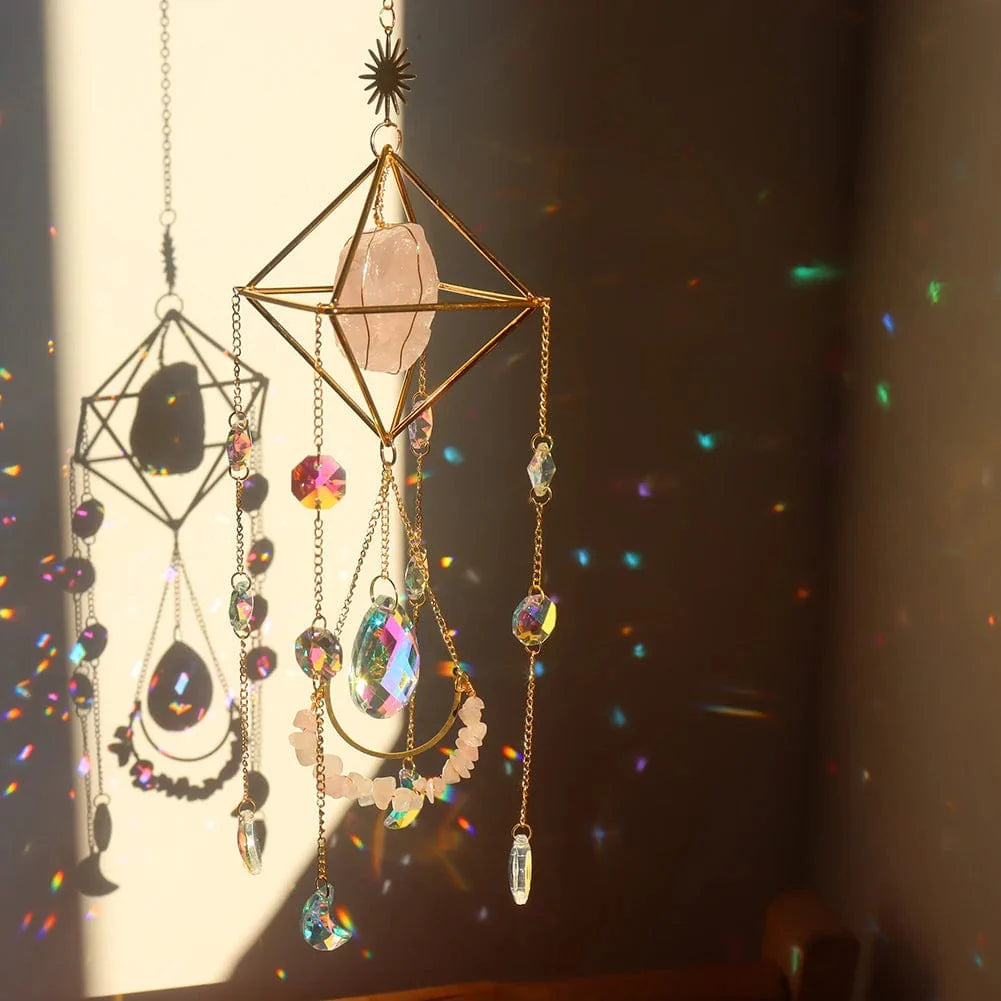 Suncatcher med Healing Krystaller