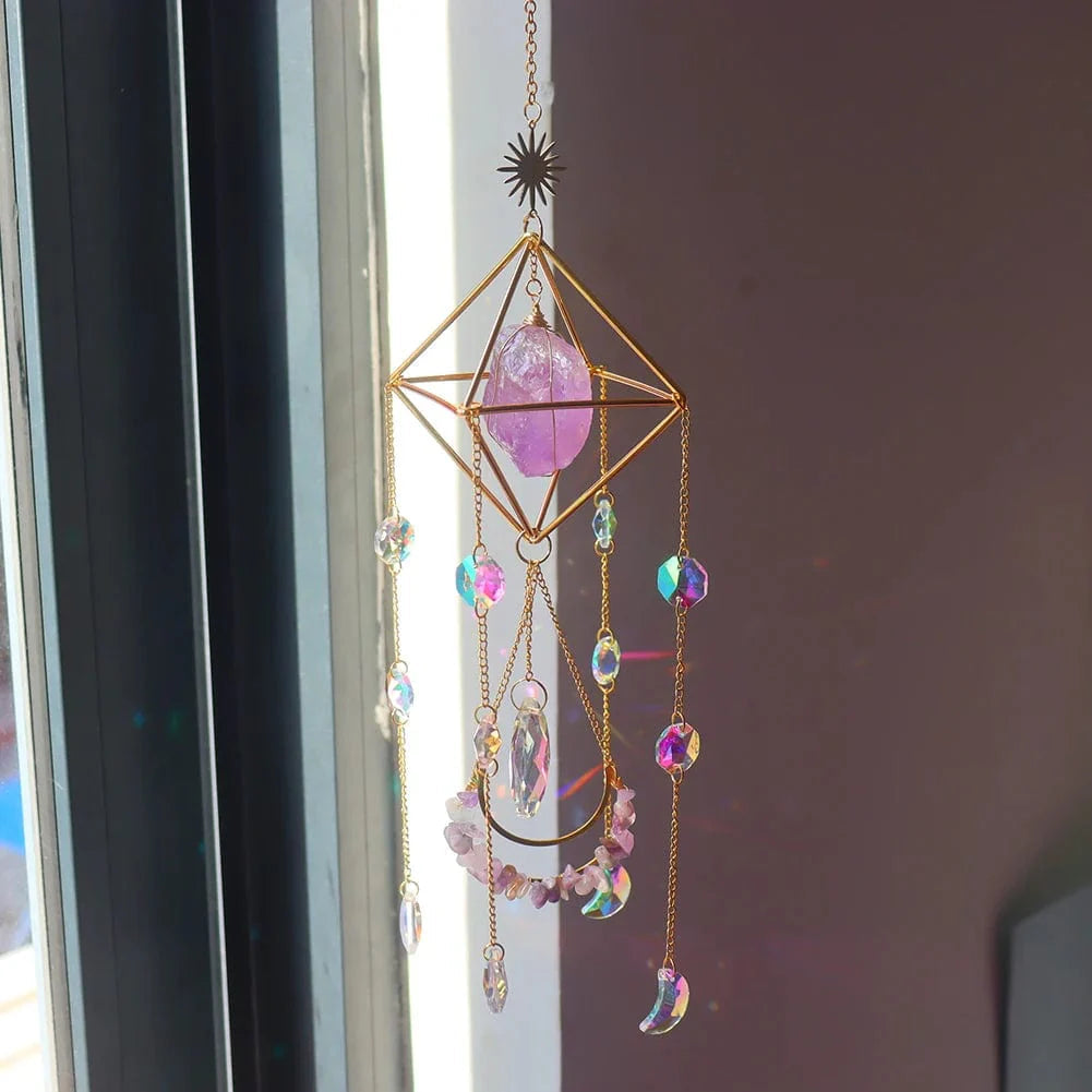 Suncatcher med Healing Krystaller