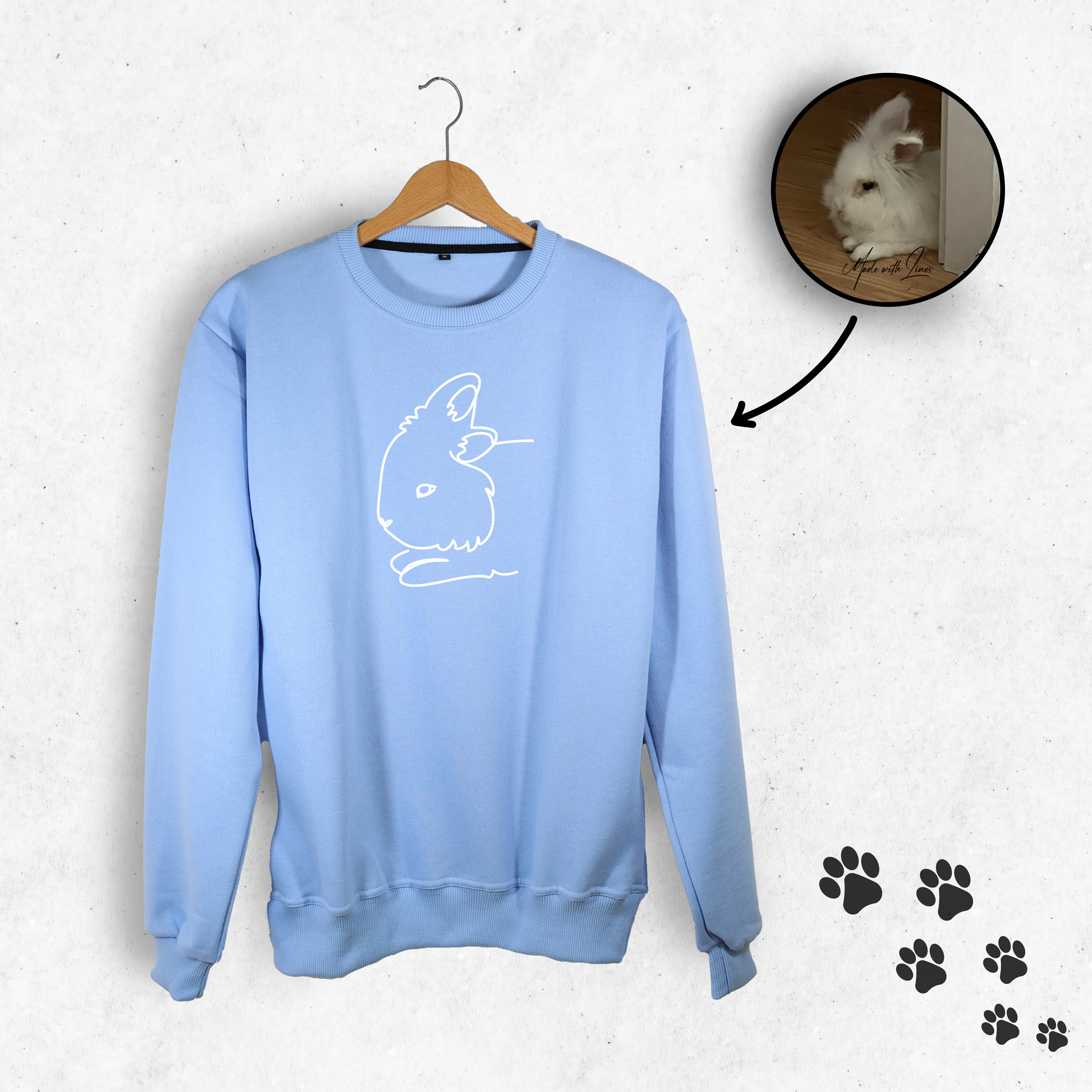 PawsySweater | Personlig hoodie med din firbenede ven-zarada.dk