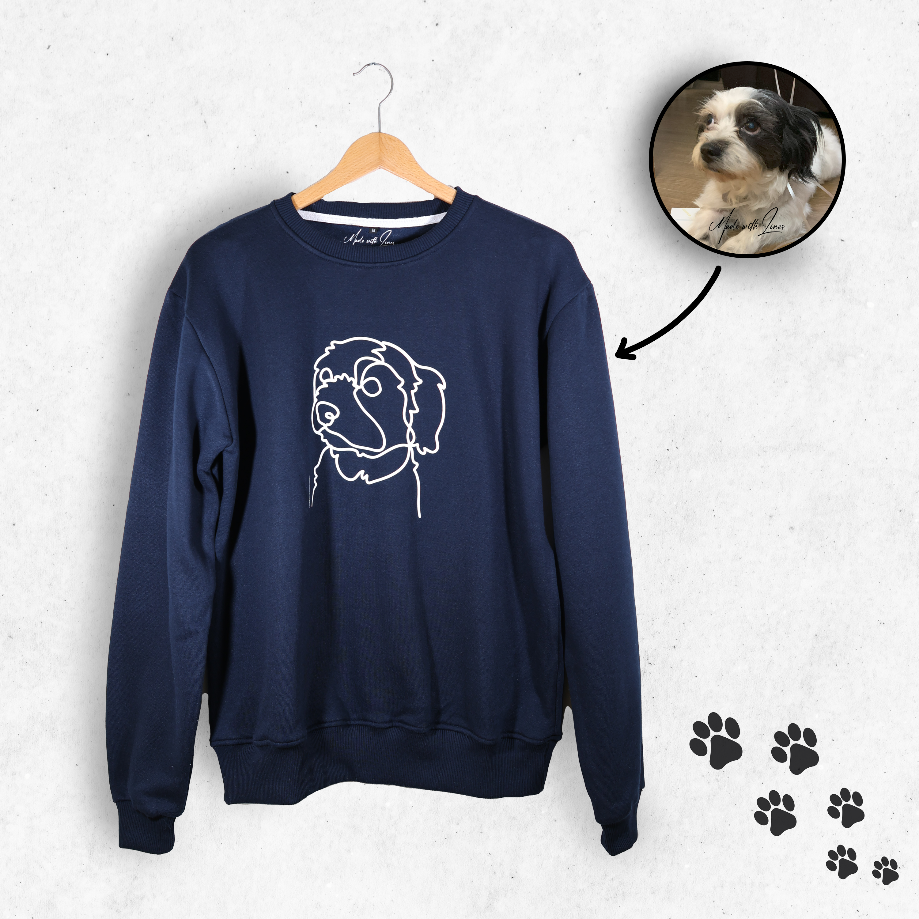 PawsySweater | Personlig hoodie med din firbenede ven-zarada.dk