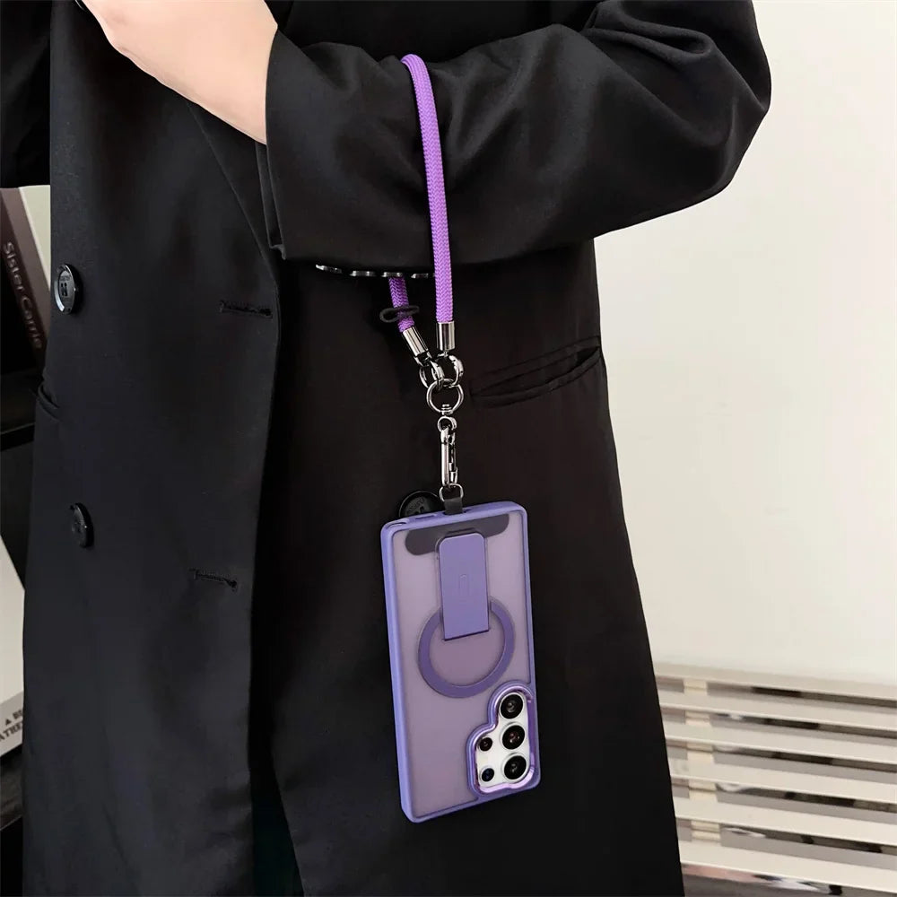 Telefoncover til Samsung Galaxy S23, S24,S25 S26 Ultra, Plus S26 med Lanyard