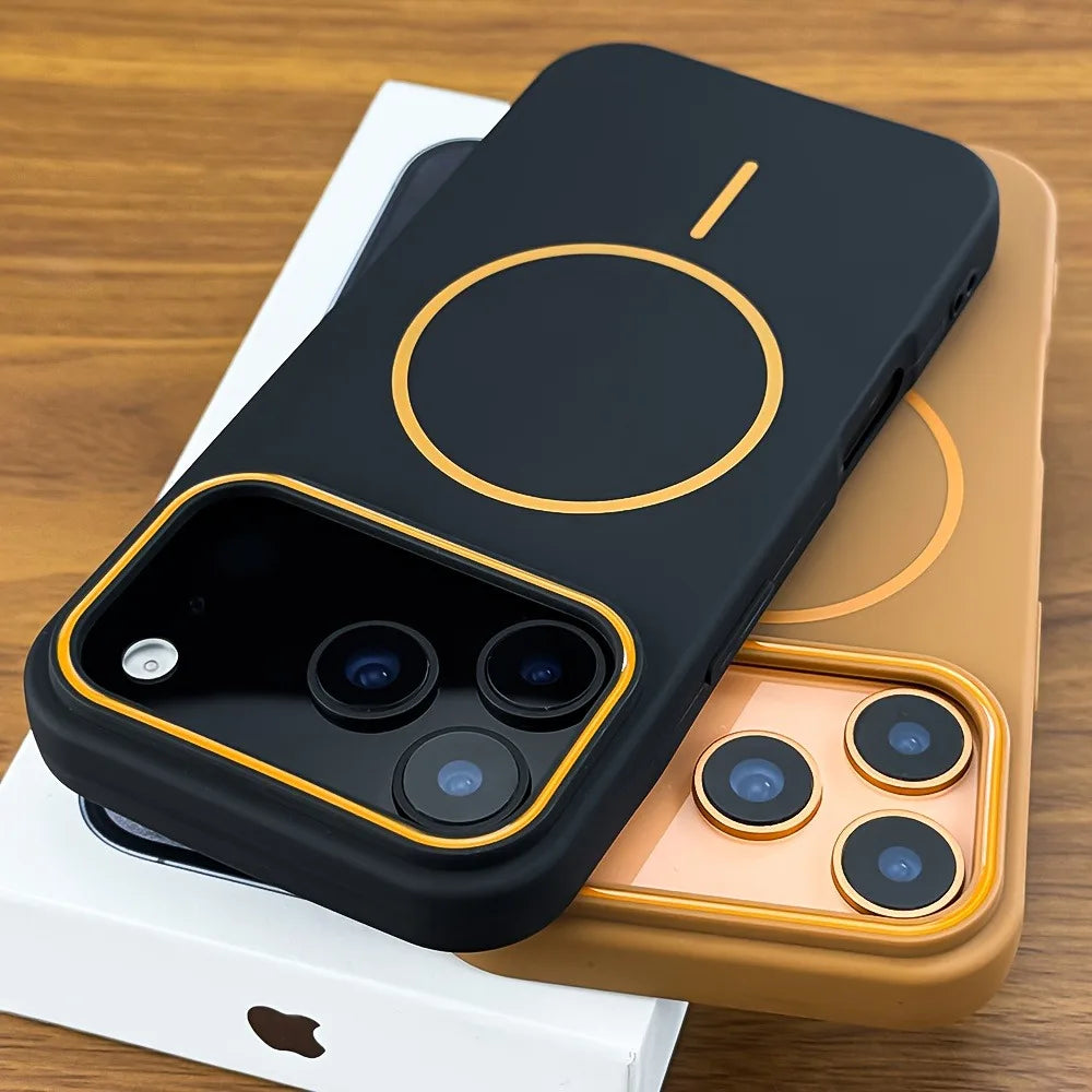 Telefoncover til iPhone 12, 13, 14, 15, 16, 17 Pro Max Magnetisk Design Med Robust Beskyttelse