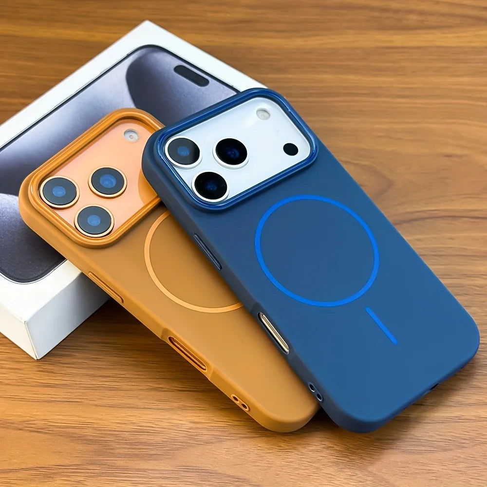 Telefoncover til iPhone 12, 13, 14, 15, 16, 17 Pro Max Magnetisk Design Med Robust Beskyttelse