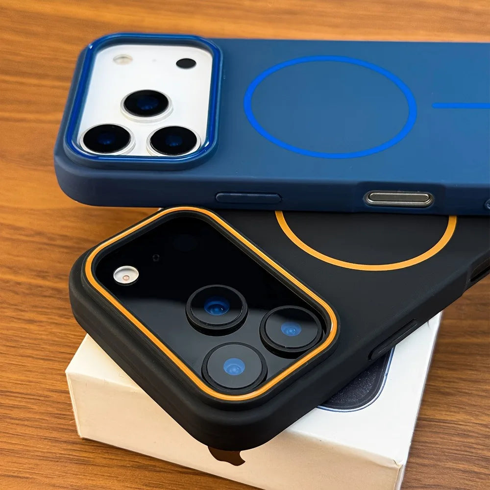Telefoncover til iPhone 12, 13, 14, 15, 16, 17 Pro Max Magnetisk Design Med Robust Beskyttelse