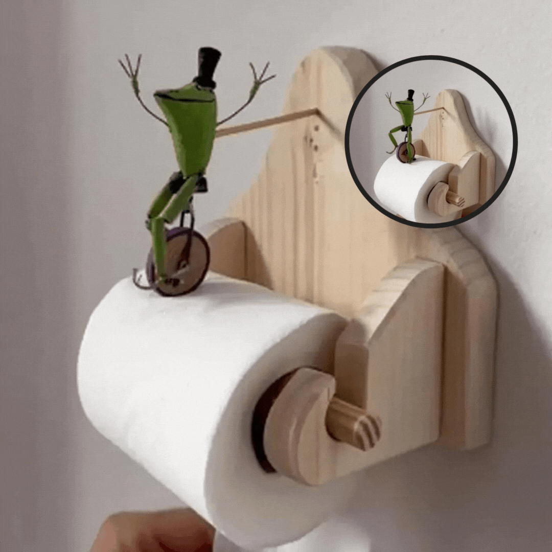 Toiletpapirholder med Frø Design