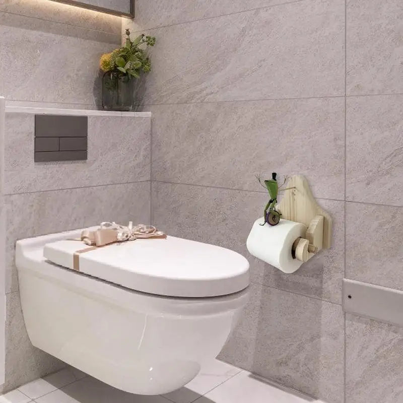 Toiletpapirholder med Frø Design