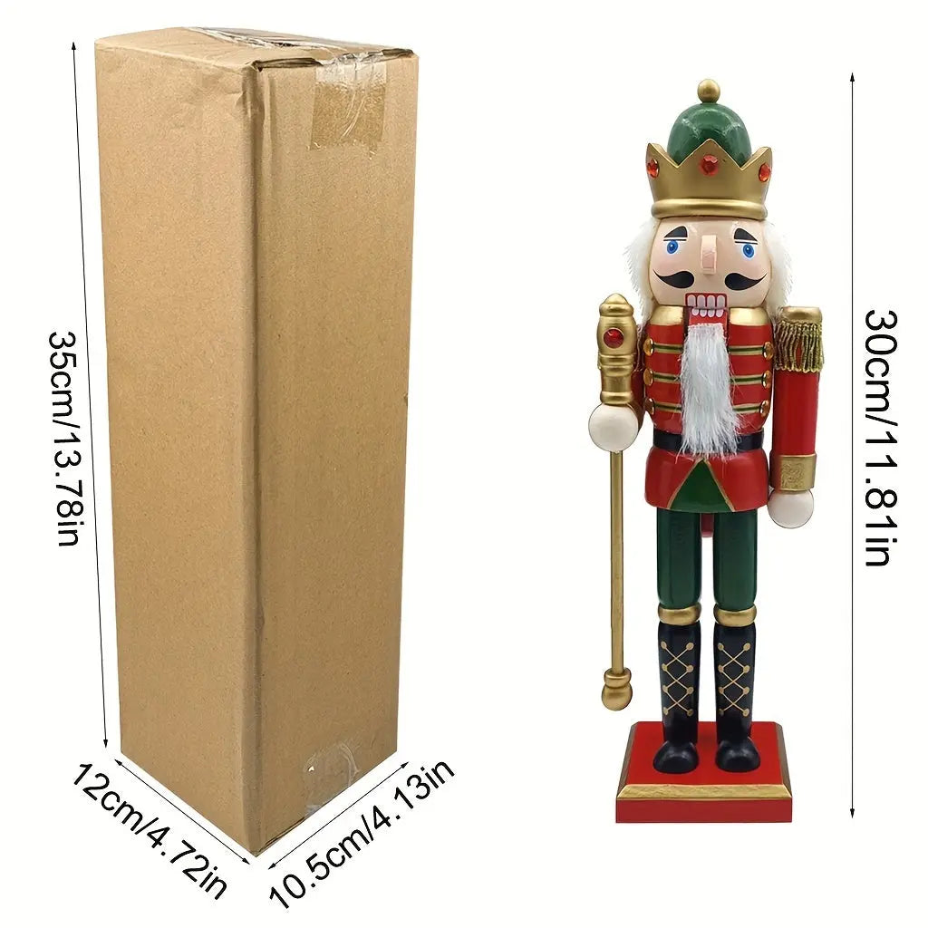 Traditionel Nøddeknækker Figur 30 cm
