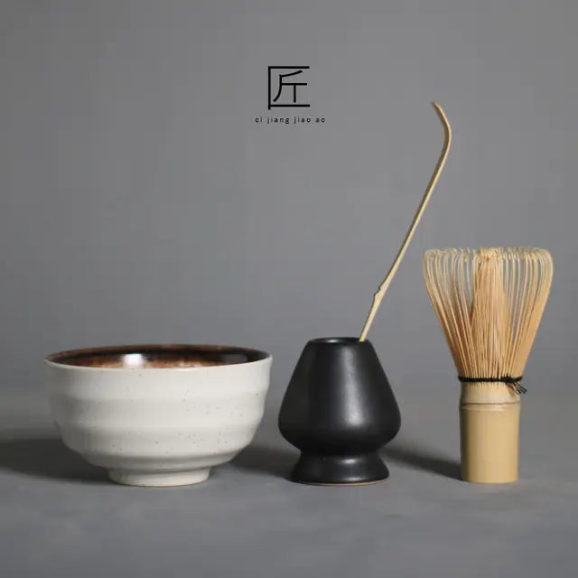 Traditionelt Matcha Gavesæt til Te Ceremonier