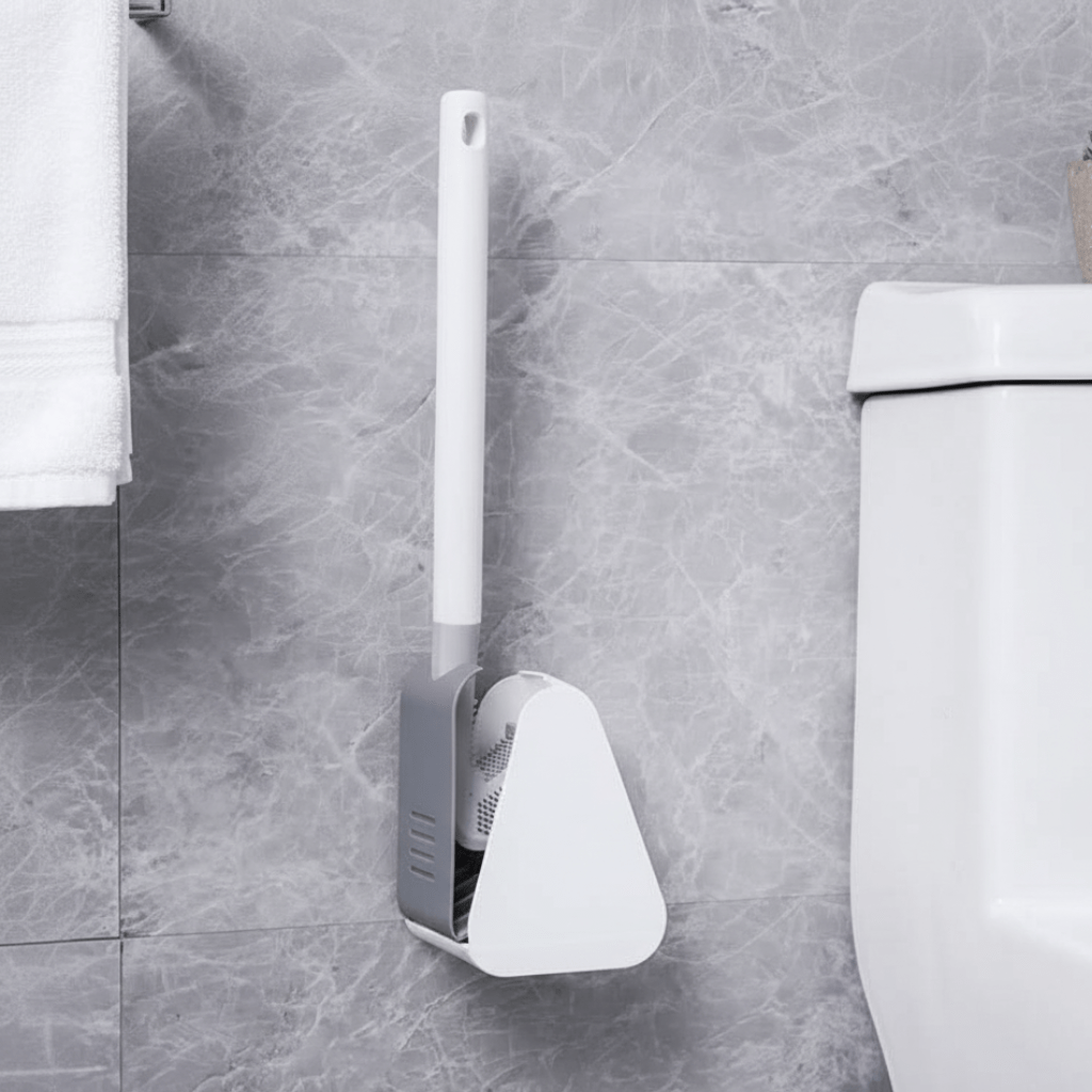 Trekantet Rengøringsbørste til Badeværelset med Ergonomisk Design