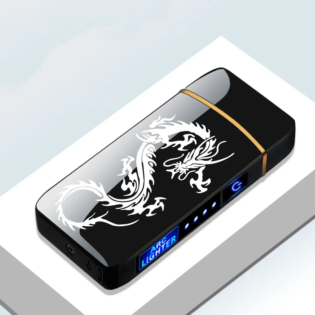 USB Genopladelig Plasma Lighter Vindafvisende