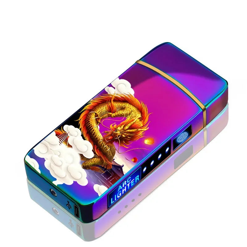 USB Genopladelig Plasma Lighter Vindafvisende