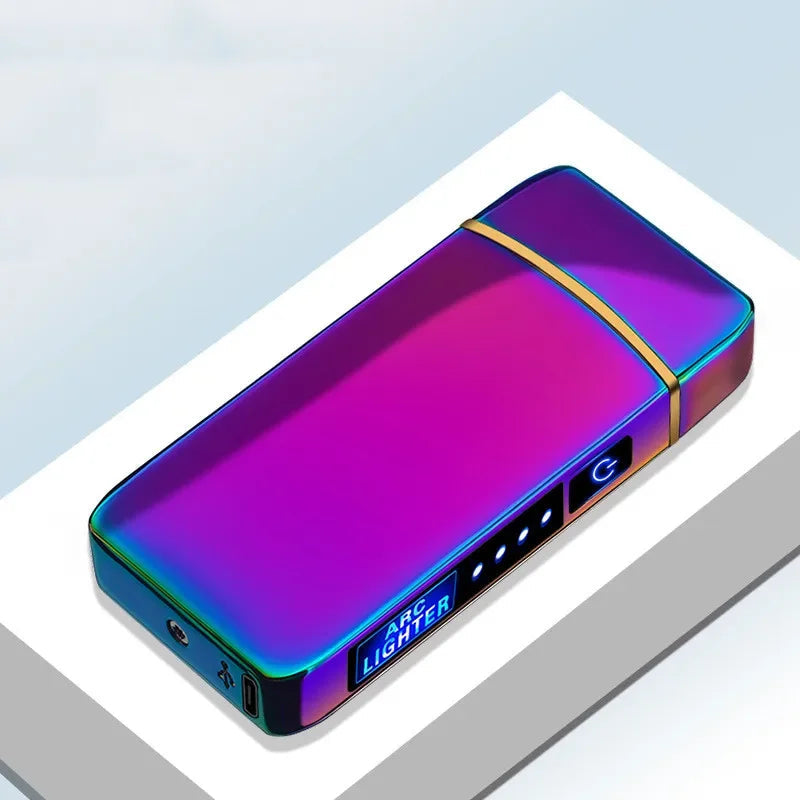 USB Genopladelig Plasma Lighter Vindafvisende