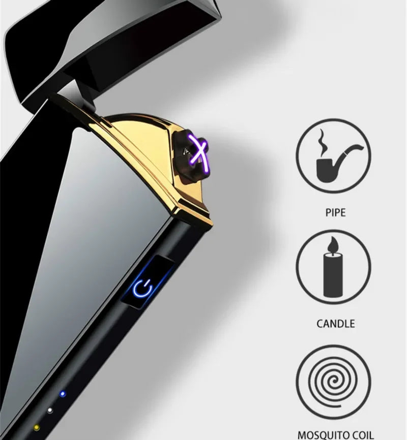 USB Genopladelig Plasma Lighter Vindafvisende