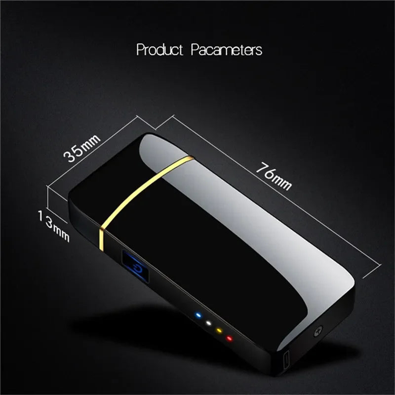 USB Genopladelig Plasma Lighter Vindafvisende