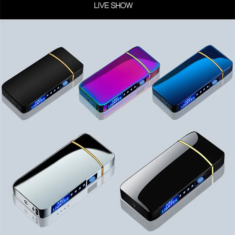 USB Genopladelig Plasma Lighter Vindafvisende