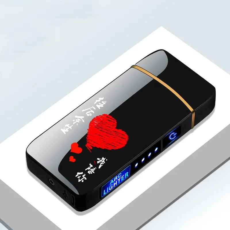 USB Genopladelig Plasma Lighter Vindafvisende