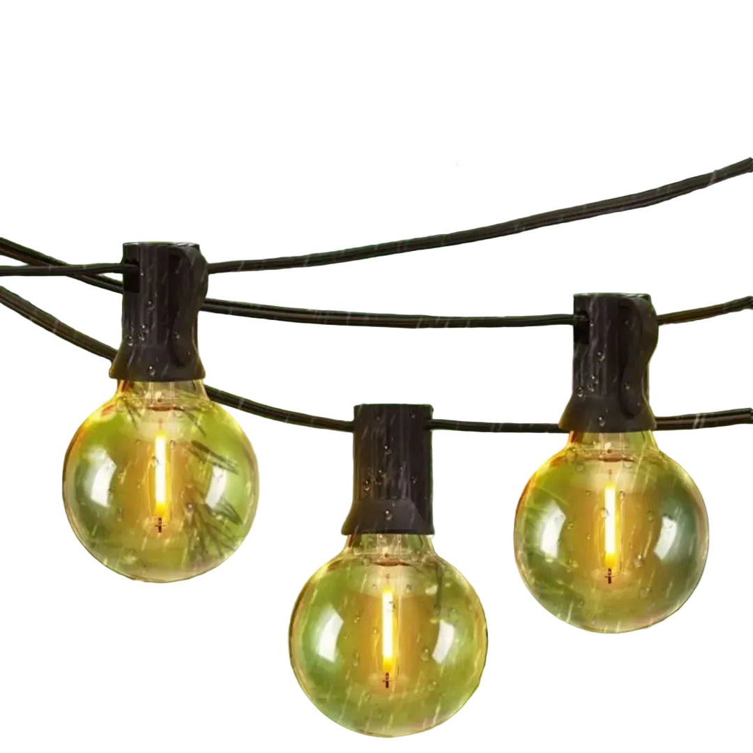 Udendørs Lysstreng med Solenergi