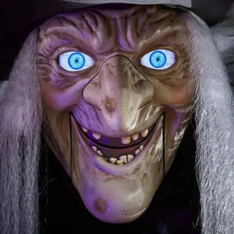 Uhyggelig Flyvende Heks Halloween Dekoration