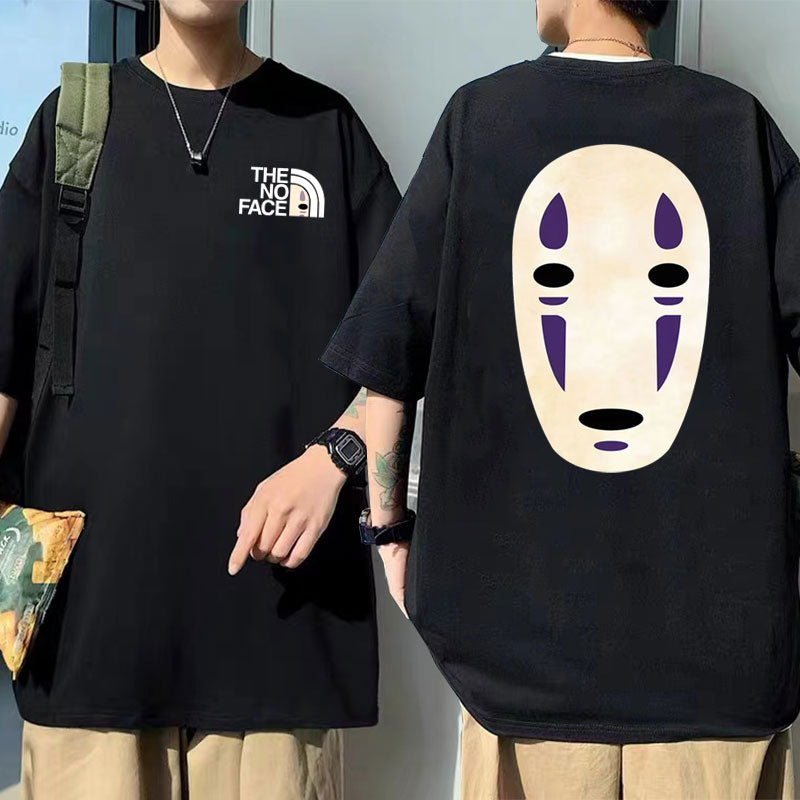 Unisex T-shirt uden ansigt med tryk