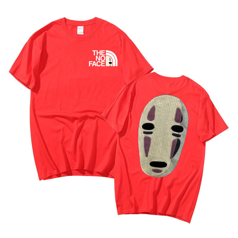 Unisex T-shirt uden ansigt med tryk