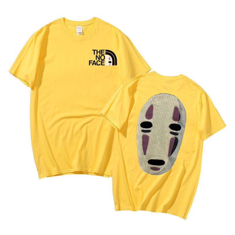 Unisex T-shirt uden ansigt med tryk