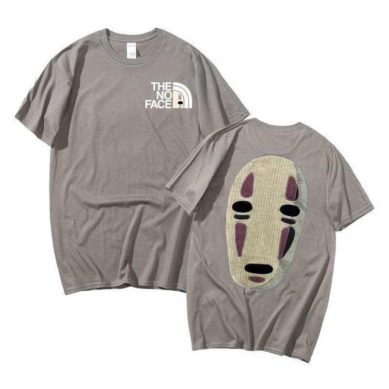 Unisex T-shirt uden ansigt med tryk