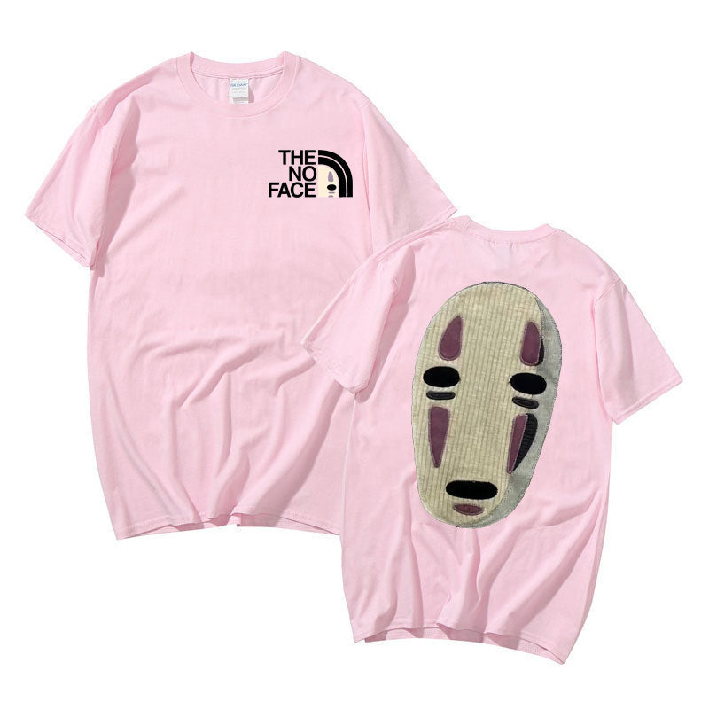 Unisex T-shirt uden ansigt med tryk