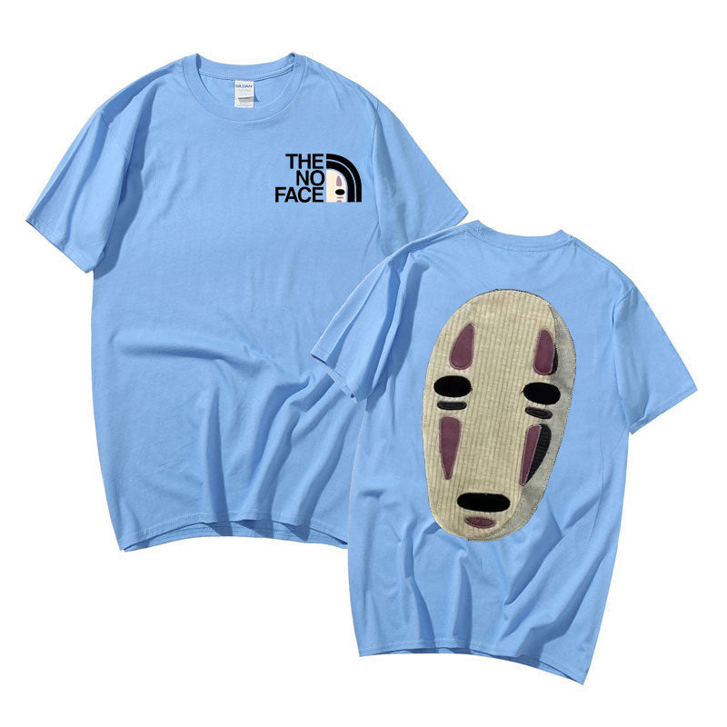 Unisex T-shirt uden ansigt med tryk