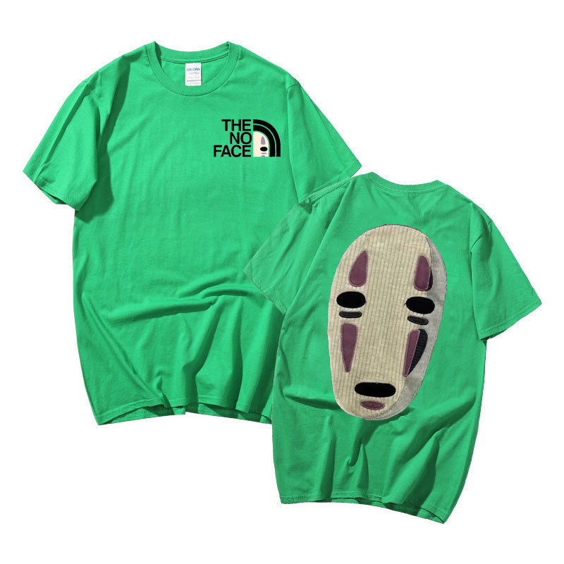Unisex T-shirt uden ansigt med tryk