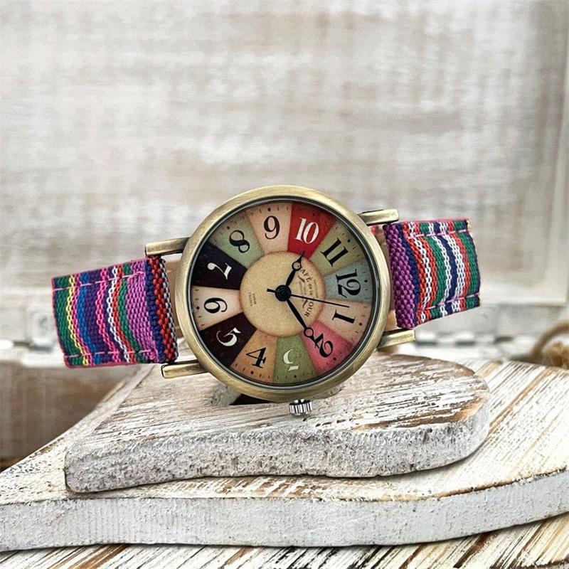 Unisex Armbåndsur med Flettet Design