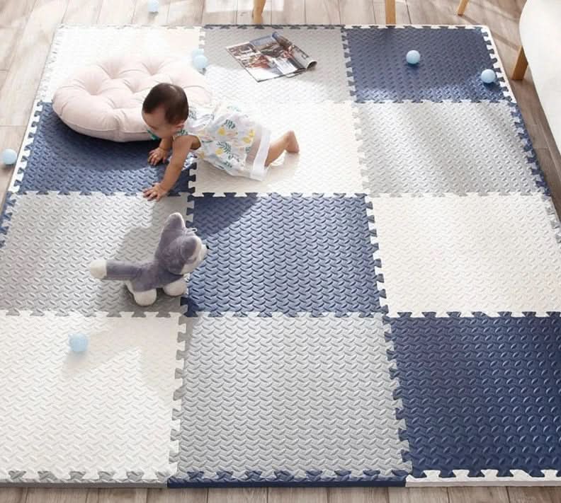 Unisex Babymåtte Til Leg Med Blød Polstring Og Stimulerende Mønstre