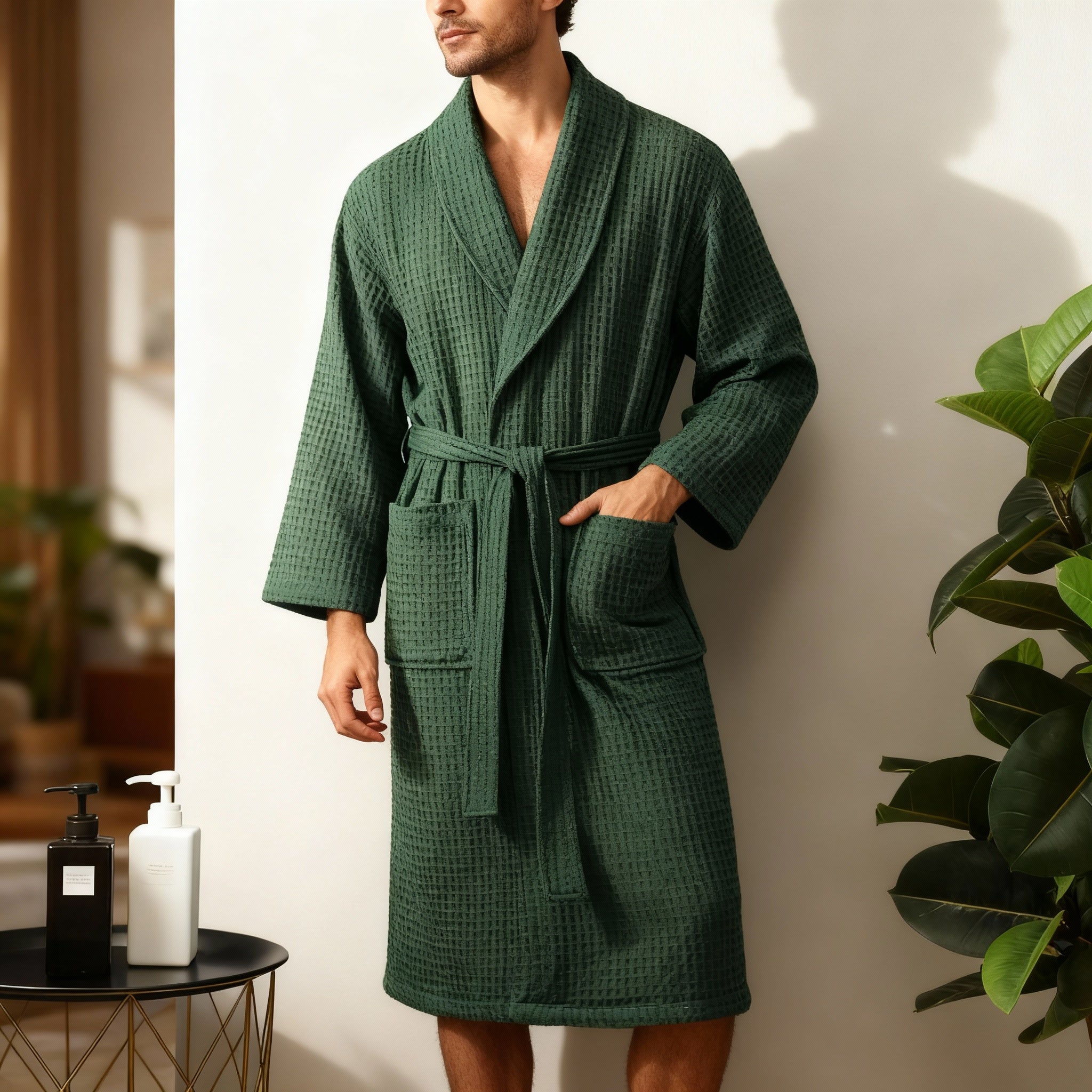 Unisex Badekåbe Løs Fit