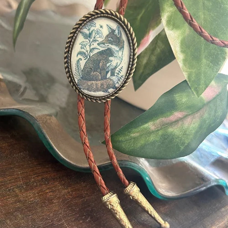 Unisex Bolo Tie med Banjo Frog Design
