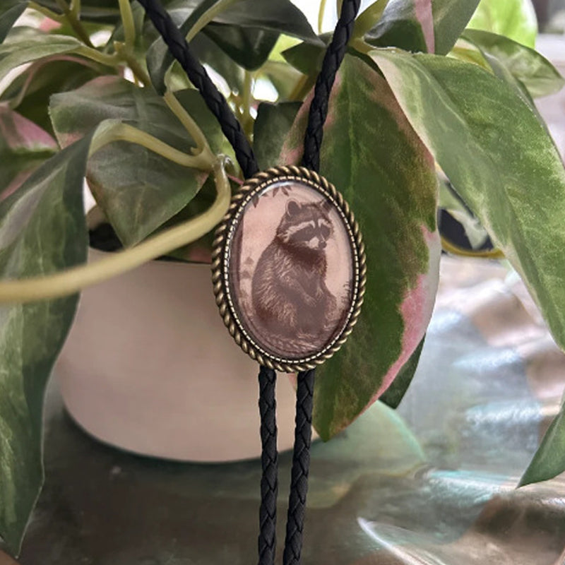 Unisex Bolo Tie med Banjo Frog Design