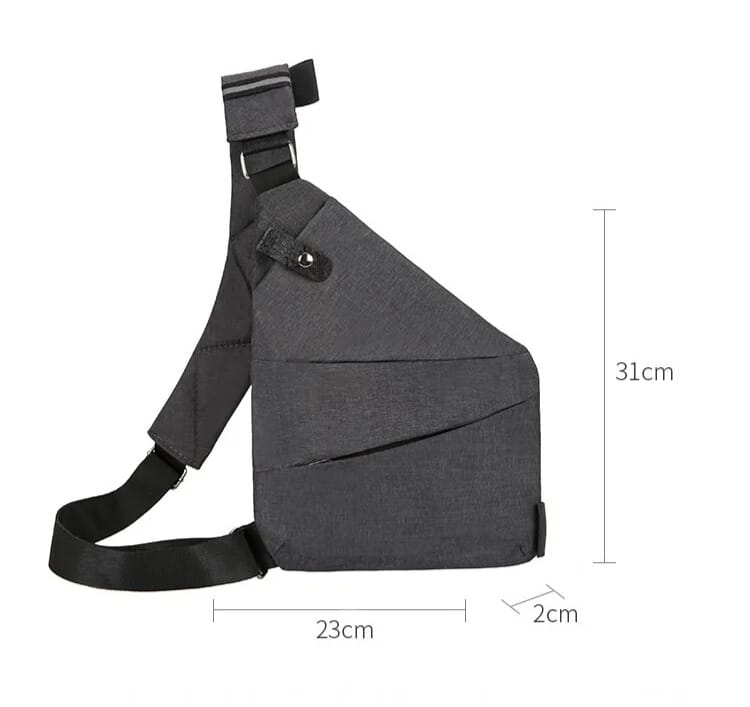 Unisex Daglig Taske med Tyverisikring Moderne Design