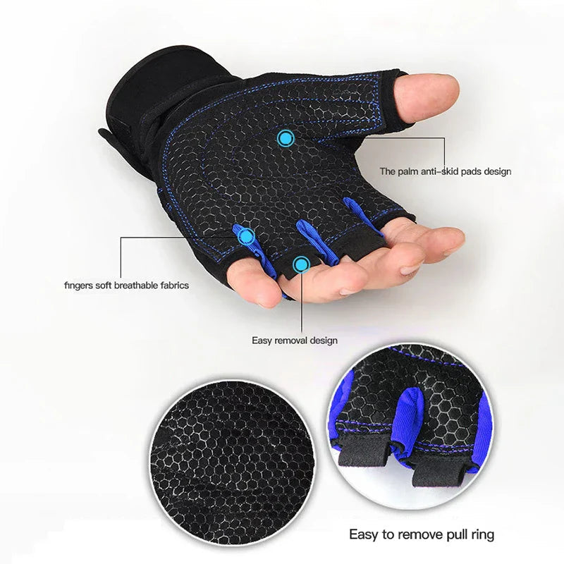 Unisex Fitness Handsker med Støtte