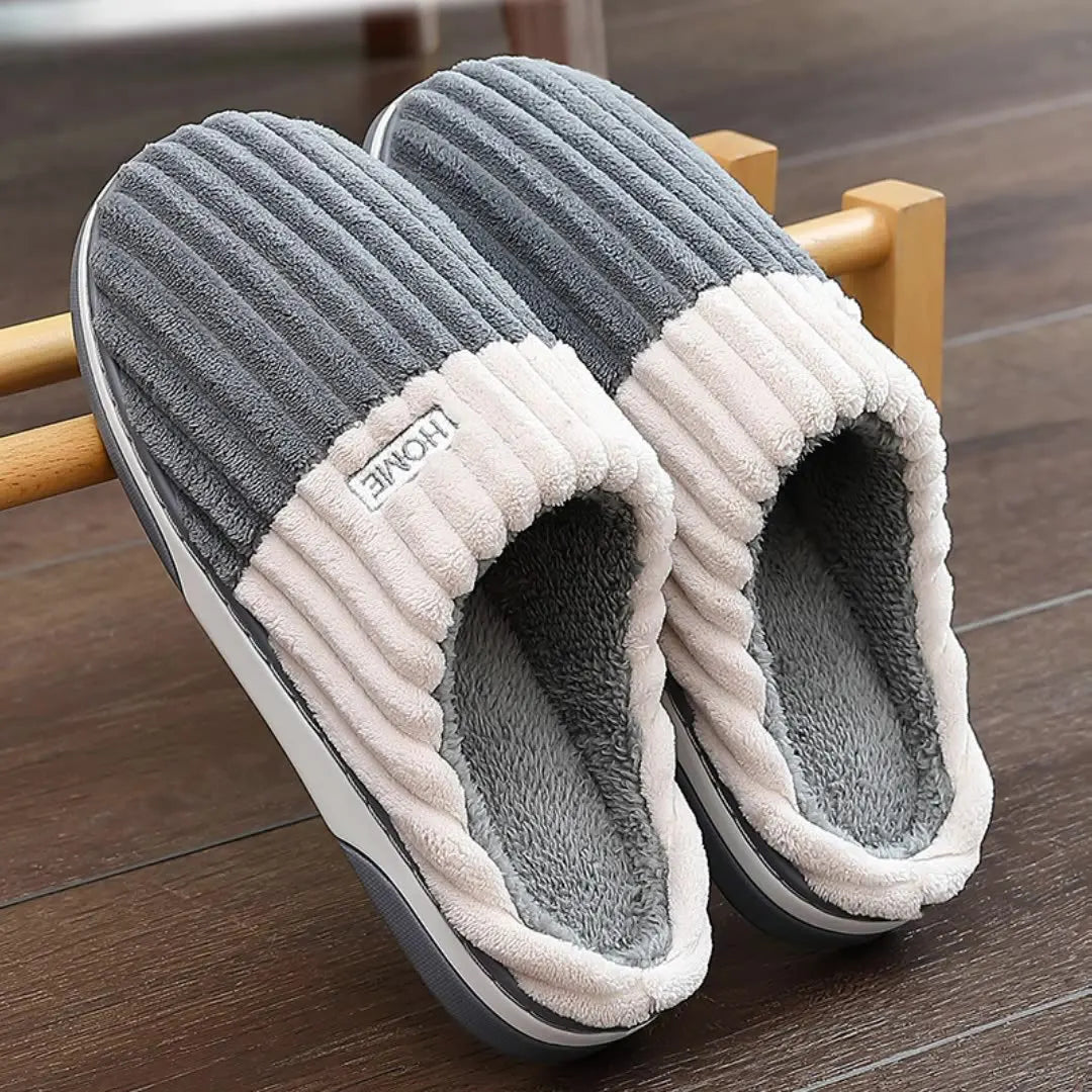 Unisex Hjemmesko Stribet Design Komfortabel Slip-On