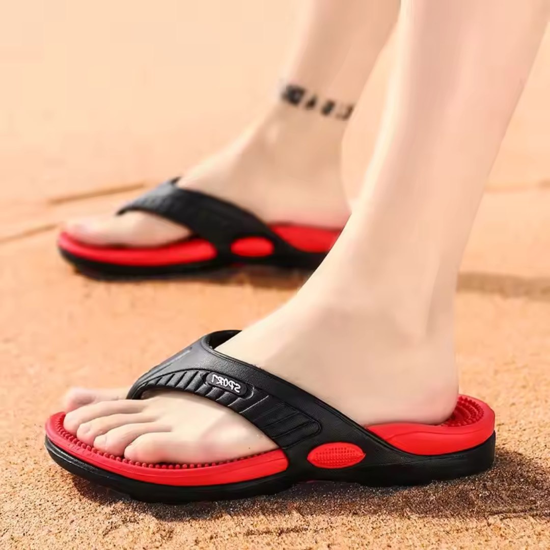 Unisex Hjemmesko med Akupressur og Skridsikker Sål
