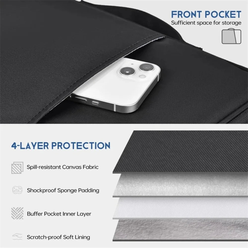 Unisex Laptop Bag with Shock Protection