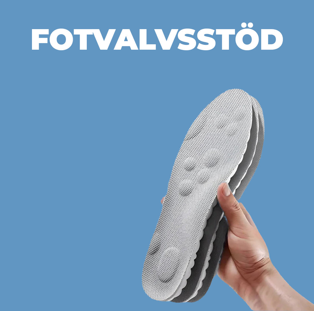 Unisex Skosåler Med Svangstøtte Til Komfortabel Gåoplevelse