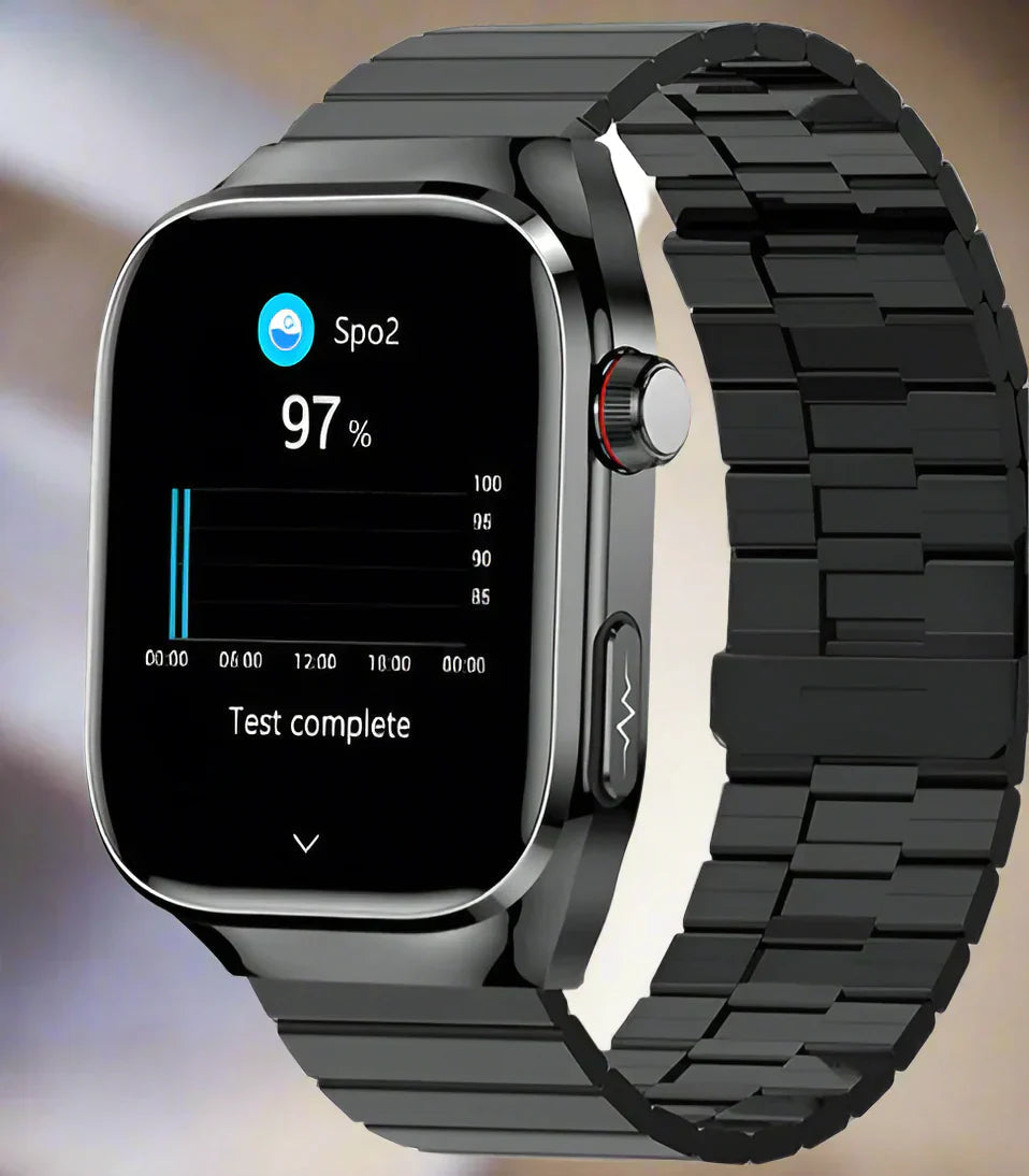 Unisex Smartwatch Med EKG Overvågning og AMOLED-Skærm