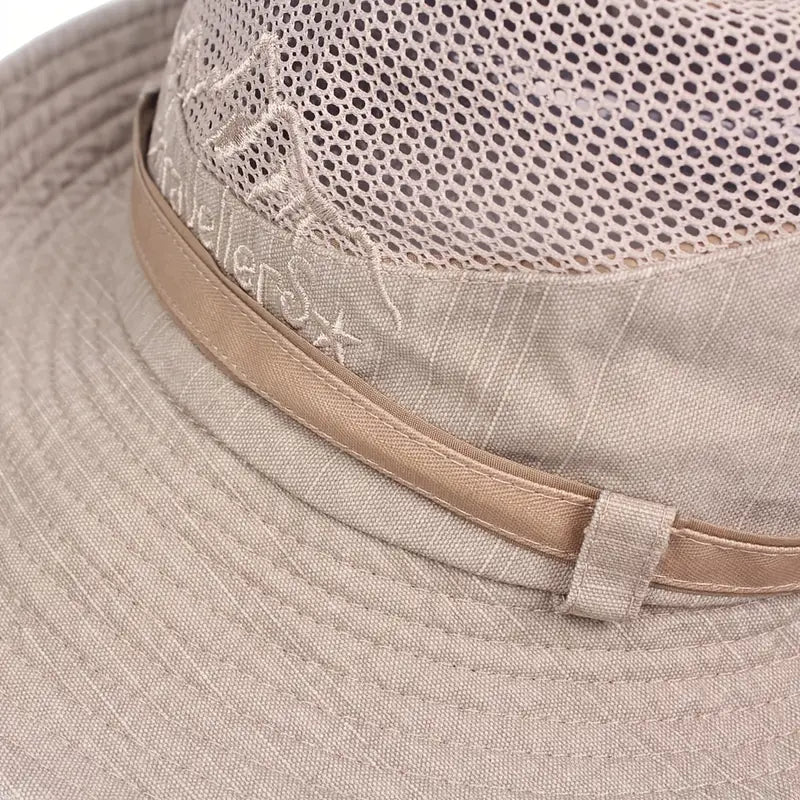 Unisex Udendørs Solhat med Bred Skygge