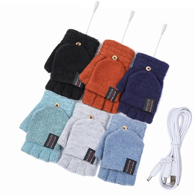 Unisex Varmende Handsker med USB Opladning