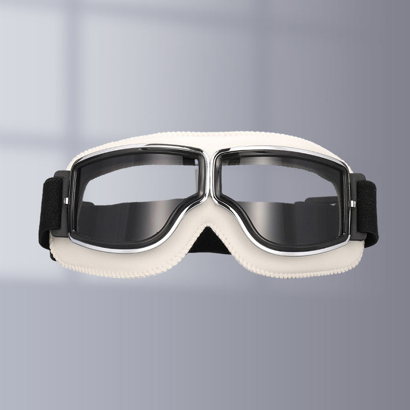 Unisex Vintage Motorcykelbriller Retro Pilot Stil